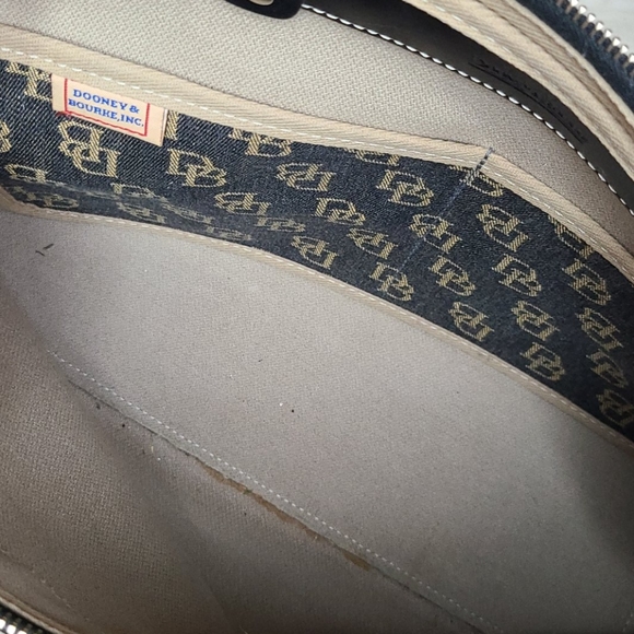 Vintage Dooney & Bourke monogram bag black purse - Picture 2 of 16